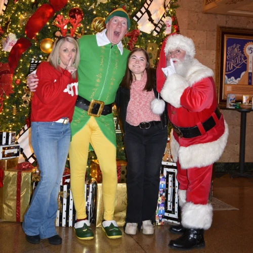Christmas photo with past clients
